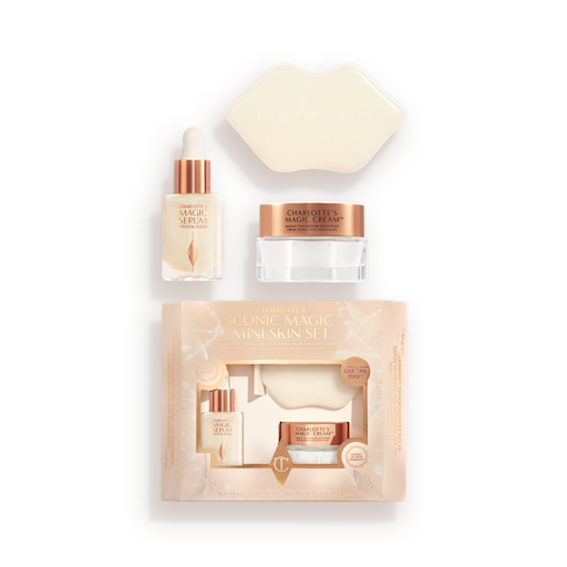 CHARLOTTES IKONISKE MAGIC MINI SKIN SET – HUDPLEJESÆT I REJSEFORMAT