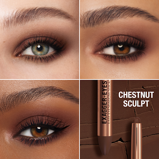 Exagger-Eyes EASY Øjenskygger STICK CHESTNUT SCULPT