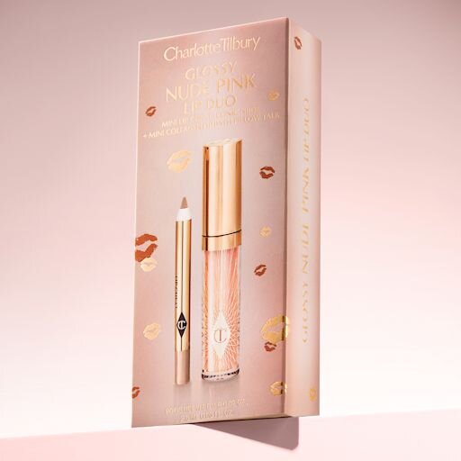 GLANSFULD LÆBEDUO NUDE PINK