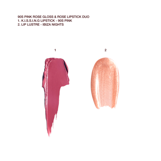 GLOSS & LÆBESTIFTER-DUO 90'ER-PINK