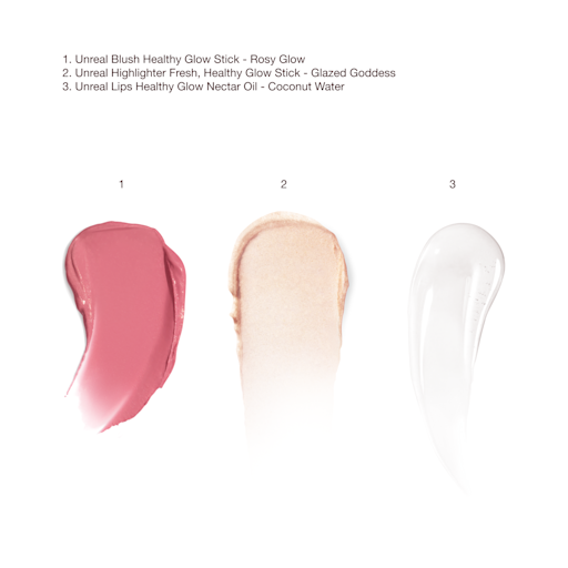 MINI UNREAL, FLAWLESS GLOW SECRETS ansigtssæt