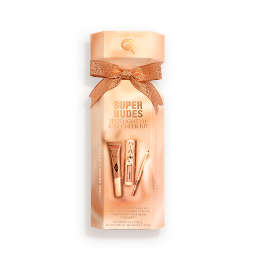 Super Nudes SPOTLIGHT LÆBE- OG KINDKIT LIP & CHEEK CRACKER