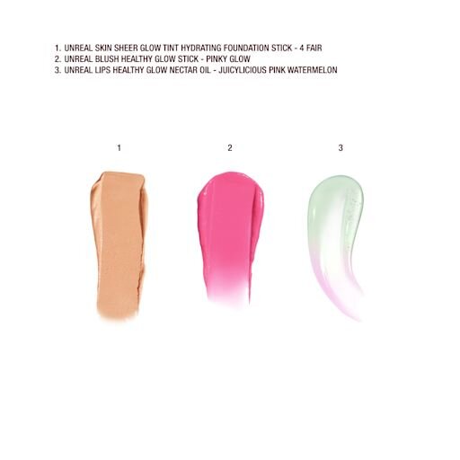 UNREAL SKIN, LIPS & CHEEKS KIT MAKEUP-SÆT